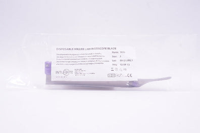 IntuBrite 1033 Disposable Miller Laryngoscope Blade, Size 3